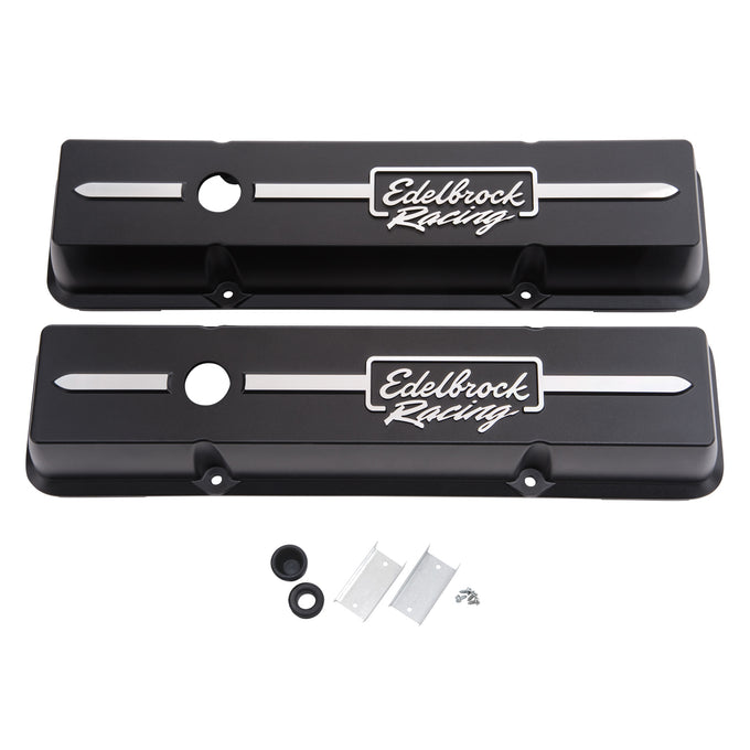 Engine Valve Cover Set <br> 59-86 Chevy 262-400 V8 Engines