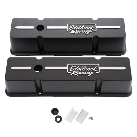 Engine Valve Cover Set <br> 59-86 Chevy 262-400 V8