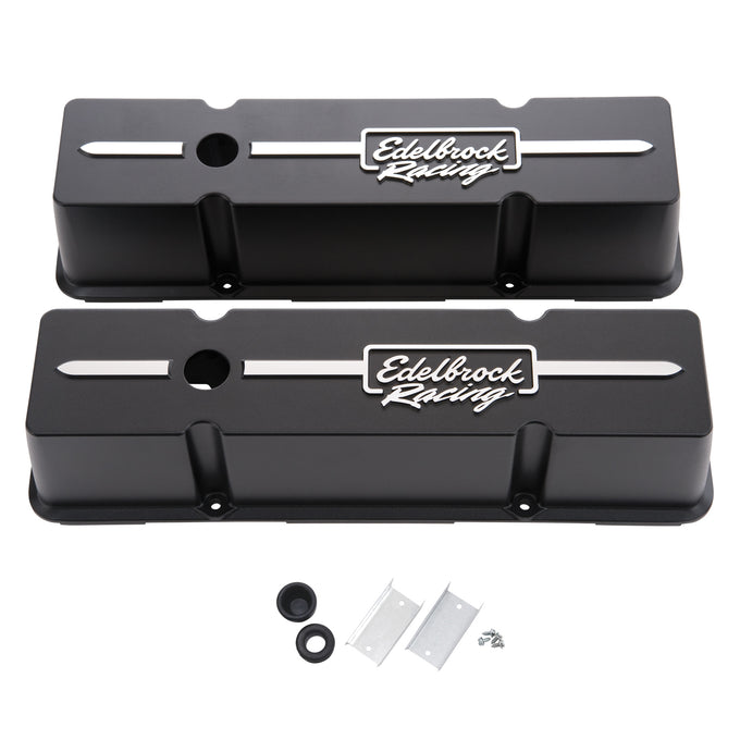 Engine Valve Cover Set <br> 59-86 Chevy 262-400 V8