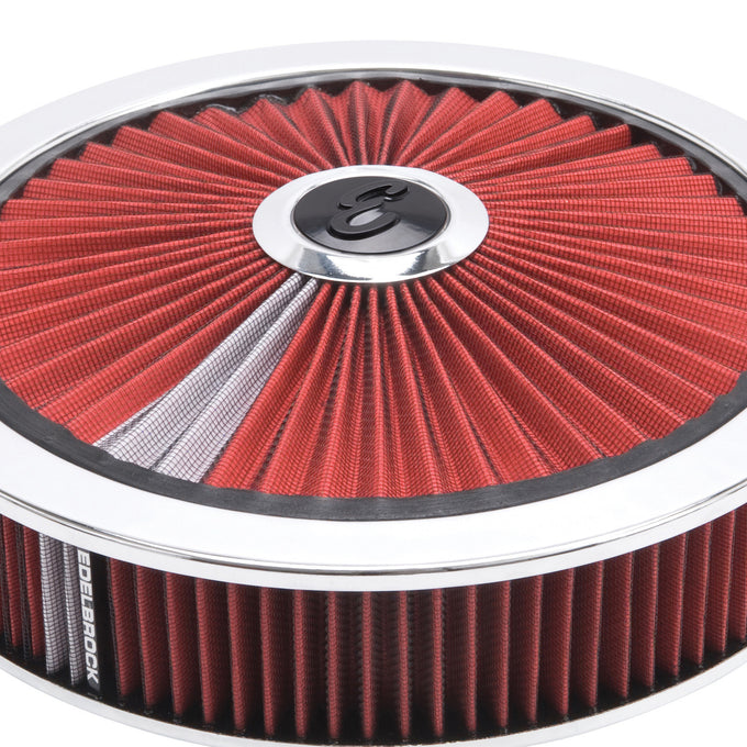 14in Pro-Flo High-Flow Air Cleaner, Round Top <br> Universal Fit