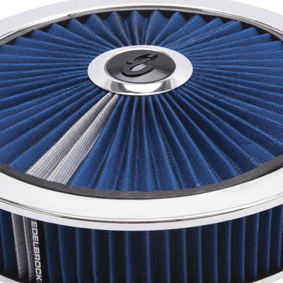 14in Pro-Flo High-Flow Air Cleaner, Round Top <br> Universal Fit