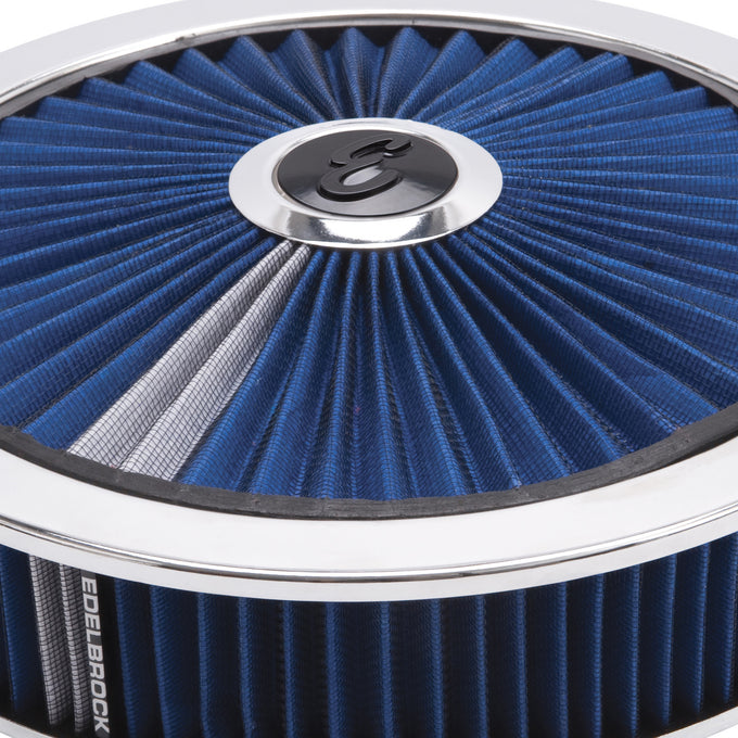14in Pro-Flo High-Flow Air Cleaner, Round Top <br> Universal Fit