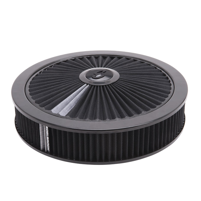 14in Pro-Flo High-Flow Air Cleaner, Round Top <br> Universal Fit