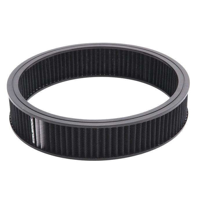 Pro-Flo 14in Round Air Cleaner Element Only (Black) <br> Universal Fit