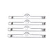 Engine Valve Cover Hold Down Tab Set <br> Elite, Elite II, Classic, Victor Series