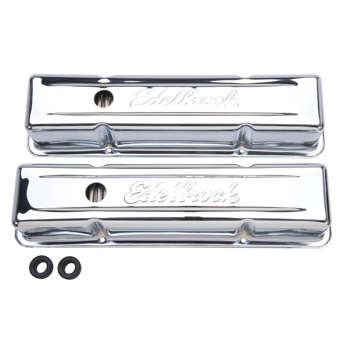 Engine Valve Cover Set <br> Small Block Chevy 265-400 (4.3-6.6L) Engines