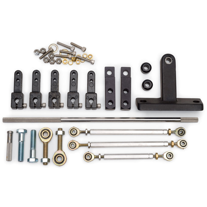 Carburetor Accelerator Linkage Kit <br> For B/B Chevy 7075 Victor 2-R Manifold