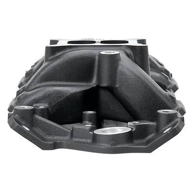 Black RPM Air-Gap SBC Intake Manifold <br> Small Block Chevrolet 262-400 (4.3-6.6L) Engines