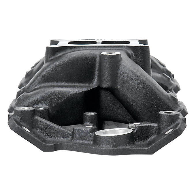 Black RPM Air-Gap SBC Intake Manifold <br> Small Block Chevrolet 262-400 (4.3-6.6L) Engines