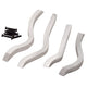 Small-Block Ford End Seal Spacer Kit <br> For Victor Ford heads