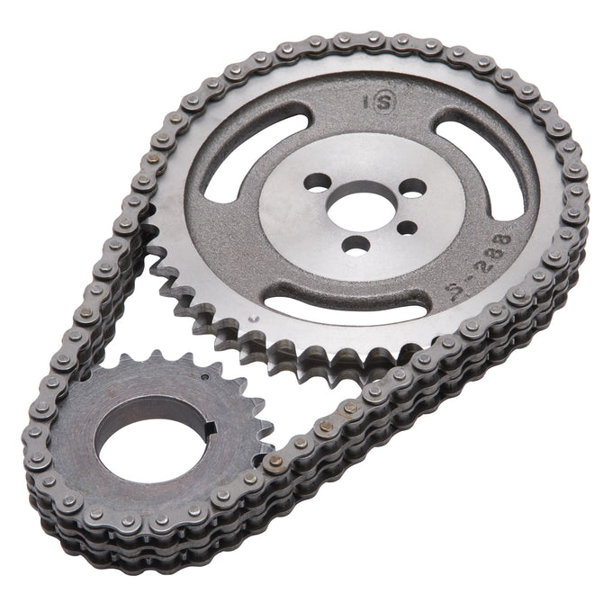 Adjustable True-Roller Timing Chain Set <br> Small-Block Chevy 90 Deg V6 Engines