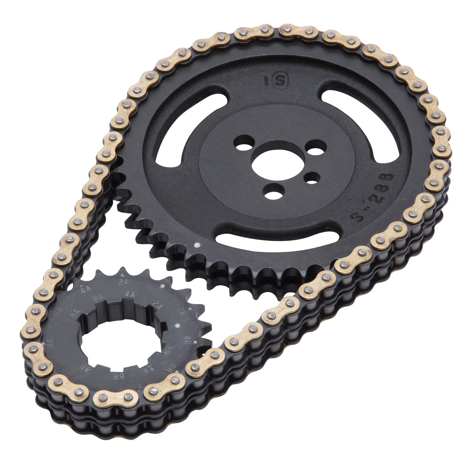 Adjustable True-Roller Timing Chain Set<br> Small Block Chevrolet 262-400 (4.3-6.6L) Engines