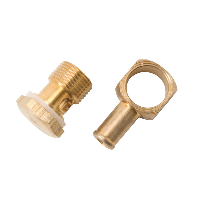 Banjo Bolt and Fitting <br> For Edelbrock Square Bore, AFB Carburetors