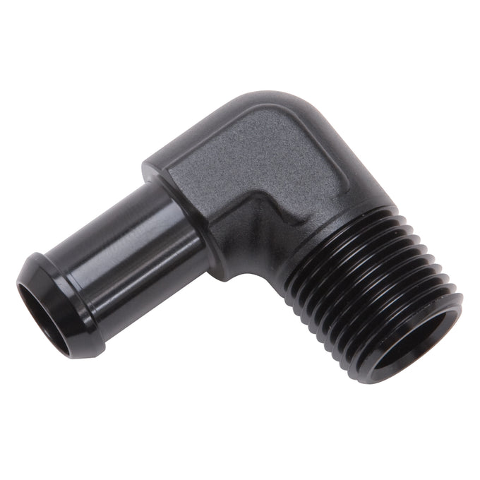 90 Degree Heater Hose End Fitting <br> 1/2in NPT¡Á5/8in Barb
