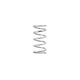 Silver Coilover Spring (3.75in I.D.) <br> Universal Fit