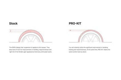 Pro-Kit Performance Lowering Springs <br> 99-04 Porsche 911
