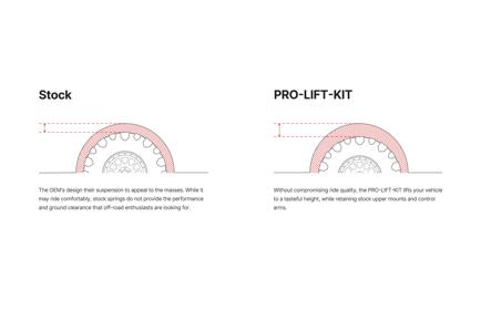 Pro-Lift-Kit Springs (Front Springs Only) <br> 10-03 Lexus GX460