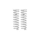 Pro-Lift-Kit Springs (Front Springs Only) <br> 01-07 Toyota Sequoia