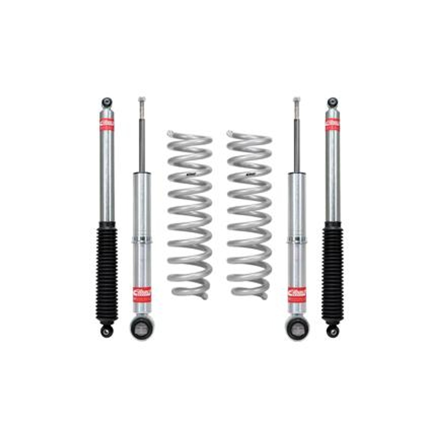 Set of 4 Shocks + 2 Front Springs <br> 15-00 Ford F-150