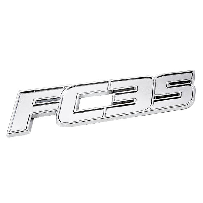 FC3S Tape-on Chrome Emblem Badge Decal <br>Universal