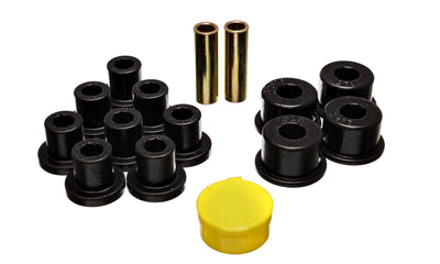 Black Rear Leaf Spring Bushing Set <br>63-80 MG MGB