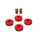 Red Front Strut Rod Bushing Set <br>79-85 Mazda RX-7