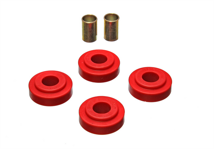 Red Front Strut Rod Bushing Set <br>79-85 Mazda RX-7