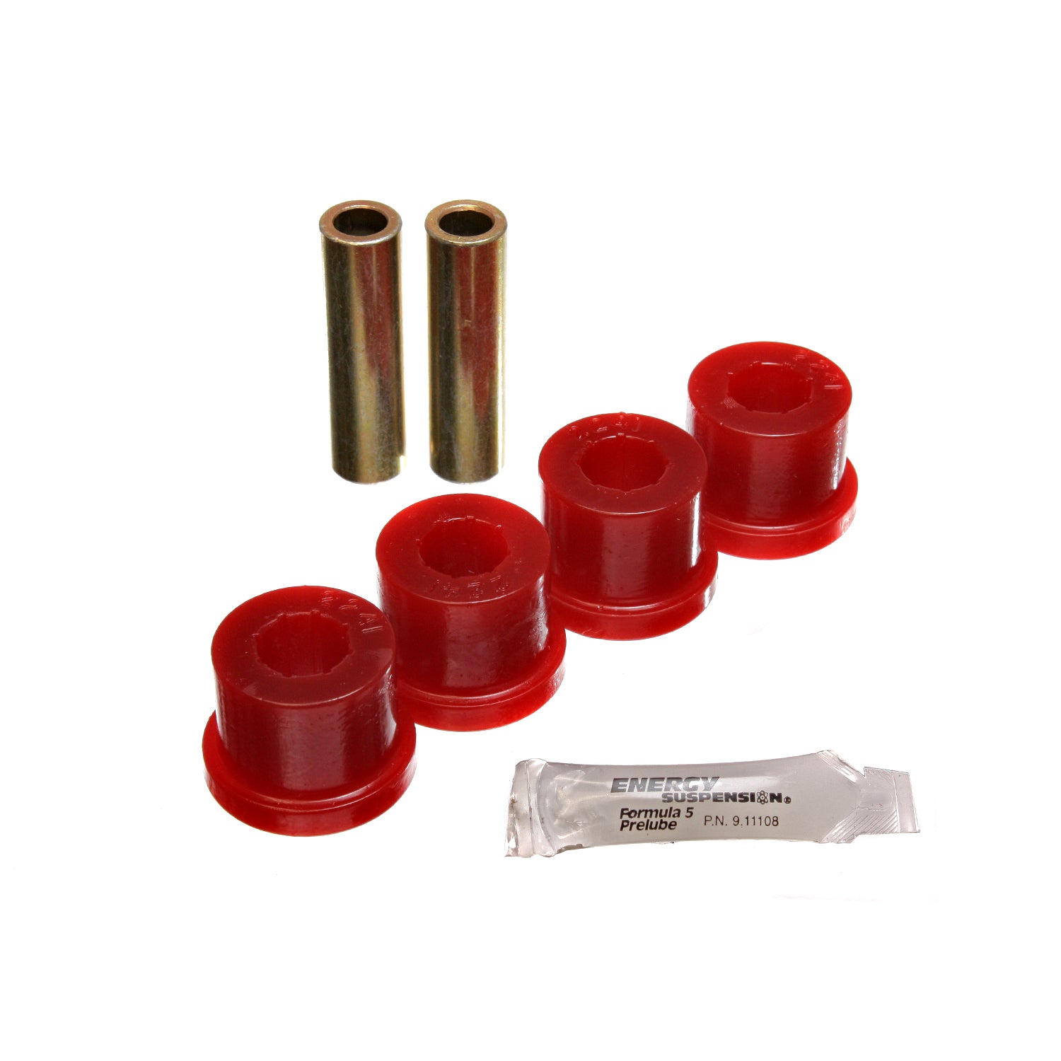 Red Rear Control Arm Bushing Set <br>86-91 Mazda RX-7