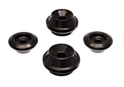 Black Rear Strut Tower Bushings <br>85-99 Volkswagen Jetta Golf