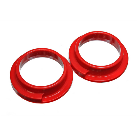Red Coil Spring Isolators <br>95-99 Volkswagen Cabrio
