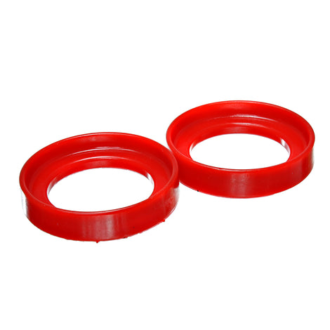 Red Front Coil Spring Isolator Set <br>96-00 Honda Civic