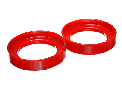 Red Front Coil Spring Isolator Set <br>96-00 Honda Civic