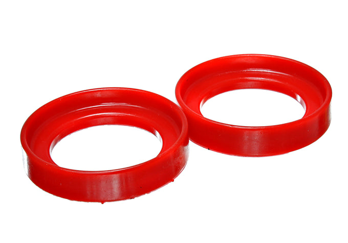 Red Front Coil Spring Isolator Set <br>96-00 Honda Civic