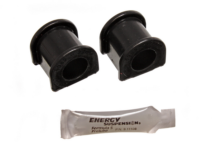 Black 22mm Front Sway Bar Bushings <br>96-98 Honda Civic
