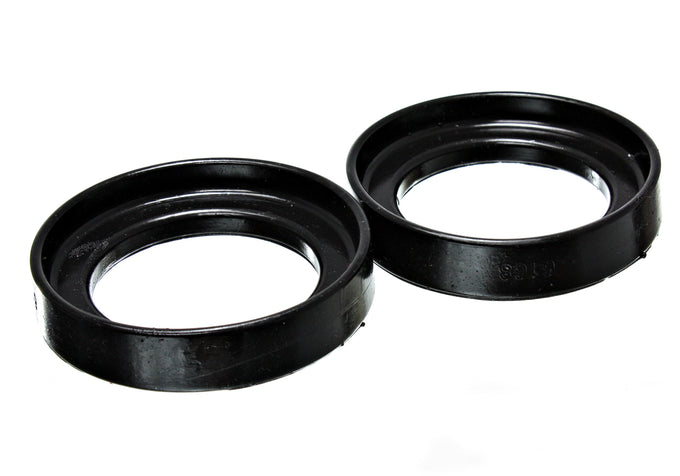 Black Front Coil Spring Isolator Set <br>96-00 Honda Civic