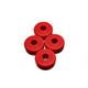 Red Front Strut Rod Bushing Set <br>88-91 Honda Civic CRX