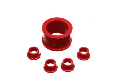 Red Power Steering Rack Bushing Set <br>92-95 Honda Civic