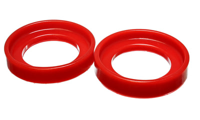 Red Front Coil Spring Isolator Set <br>90-97 Honda Accord