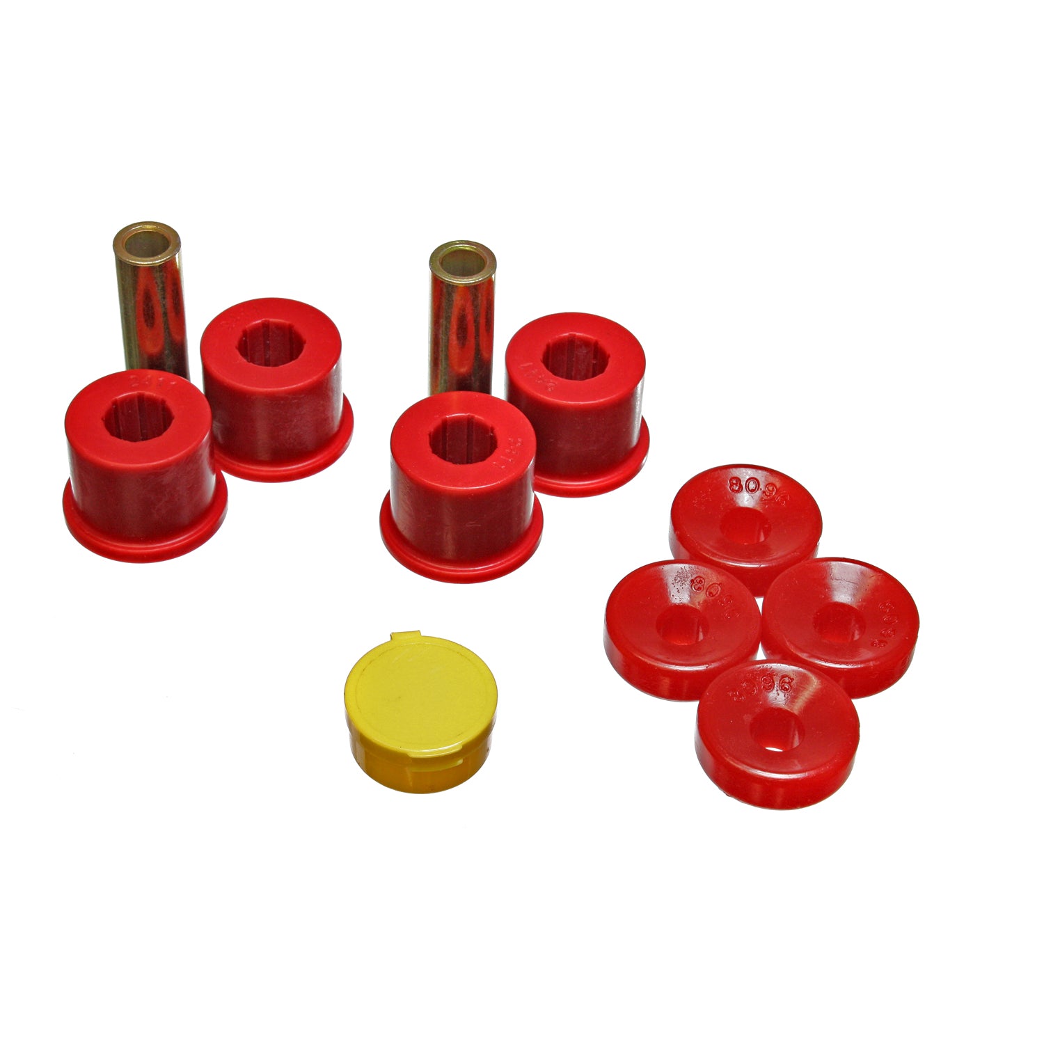 Red Front Shock Bushing Set <br>99-00 Honda Civic