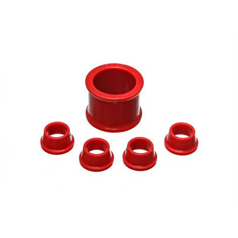 Red Power Steering Rack Bushing Set <br>88-91 Honda Civic CRX