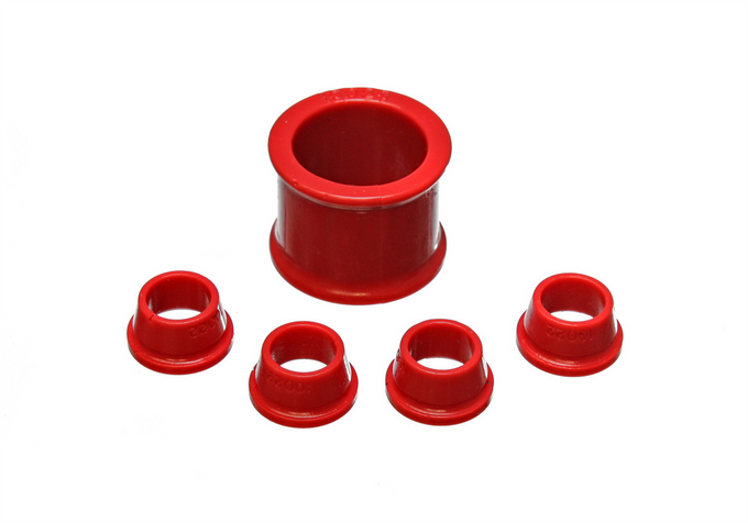 Red Power Steering Rack Bushing Set <br>88-91 Honda Civic CRX