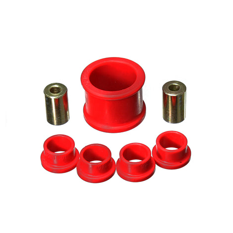 Red Power Steering Rack Bushing Set <br>06-11 Honda Civic