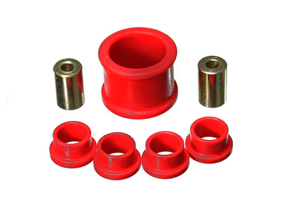 Red Power Steering Rack Bushing Set <br>06-11 Honda Civic