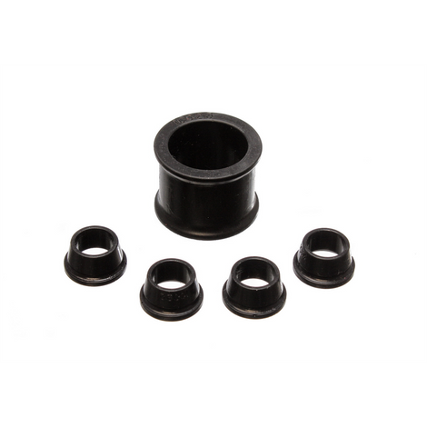 Black Power Steering Rack Bushing Set <br>88-91 Honda Civic CRX