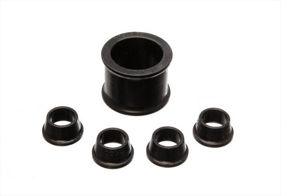 Black Power Steering Rack Bushing Set <br>88-91 Honda Civic CRX