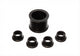 Black Power Steering Rack Bushing Set <br>88-91 Honda Civic CRX