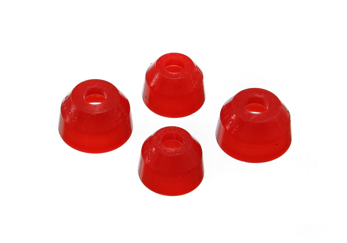 Red Front Ball Joint Boot Set <br>90-97 Honda Accord