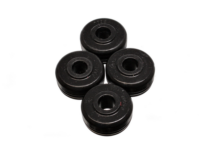 Black Front Strut Rod Bushing Set <br>88-91 Honda Civic CRX