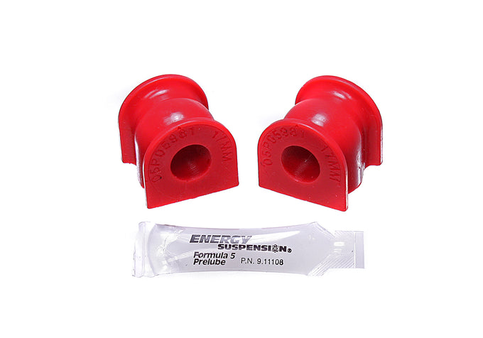 Red 17mm Rear Sway Bar Bushing Set <br>06-11 Honda Civic