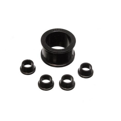 Black Power Steering Rack Bushing Set <br>92-95 Honda Civic